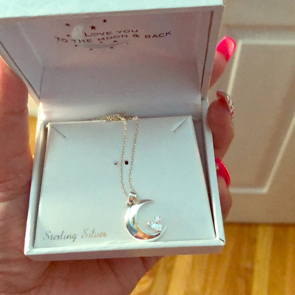 I love you to the moon and back necklace